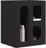 vidaXL ELST Nachttisch 2 Stk. schwarz 40x35x50cm Holzwerkstoff (891247)
