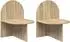 vidaXL Nachttisch 2er-Set Sonoma-Eiche 48x49x65cm Holzwerkstoff (8001118)