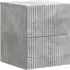 vidaXL Wandmontierter Nachttisch betongrau 33x34,5x40cm (898471)