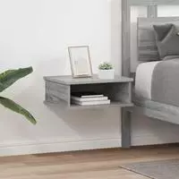 vidaXL Nachttisch 2 stk. Graues Sonoma 40 x 31 x 15 cm Holzwerkstoff