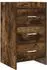 vidaXL Nachttisch Holzwerkstoff, geräucherte Eiche, 40x36x70cm (8011031)
