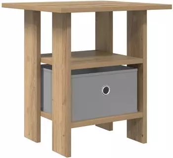 vidaXL Nachttisch Artisan-Eiche 41x40x45cm