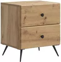 vidaXL Nachttisch Artisan-Eiche 43 x 34,5 x 47,5 cm Holzwerkstoff