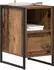 vidaXL Nachttisch 2er-Set Holzwerkstoff Altholz-Optik 39,5x30x50cm (886663)