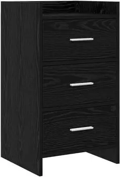 vidaXL Nachttisch schwarze Eiche 40x36x70cm Holzwerkstoff (8011028)