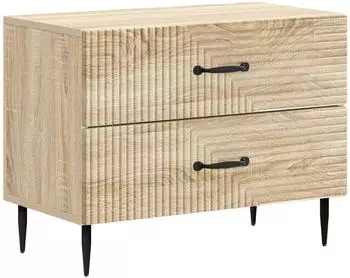 vidaXL Nachttisch Sonoma-Eiche 62x34,5x47,5cm Holzwerkstoff (894777)