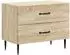 vidaXL Nachttisch Sonoma-Eiche 62x34,5x47,5cm Holzwerkstoff (894777)