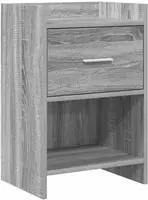 vidaXL Nachttische Grau Sonoma 40 x 30 x 60 cm Holzwerkstoff