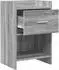 vidaXL Nachttisch Grau Sonoma, Holzwerkstoff, 40x30x60cm (8010989)