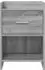 vidaXL Nachttisch Grau Sonoma, Holzwerkstoff, 40x30x60cm (8010989)