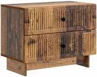 vidaXL Nachttisch Altholz 62 x 34,5 x 47,5 cm Holzwerkstoff