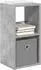 vidaXL Nachttisch 2er-Set betongrau 25,5x22x49,5cm Holzwerkstoff (8000603)