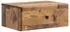 vidaXL Wandmontierter Nachttisch mit Schublade, Altholz, 49x34,5x20cm, 2er-Set (899142)