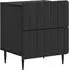 vidaXL Nachttisch 2er-Set schwarz 43x34,5x49,5cm Holzwerkstoff (894298)