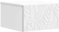 vidaXL Wandmontierter Nachttisch Wei&szlig; 49 x 34,5 x 20 cm Holzwerkstoff