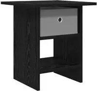 vidaXL Nachttisch Schwarz Eichen-Optik 41 x 40 x 45 cm Holzwerkstoff