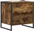 vidaXL Nachttisch Holzwerkstoff rauchfarben 50x39,5x50cm