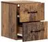 vidaXL Wandmontierter Nachttisch Altholz 34,5x33x40cm (898651)