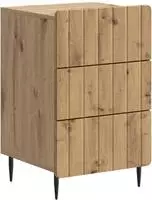 vidaXL Nachttisch Artisan-Eiche 43 x 41 x 68 cm Holzwerkstoff