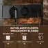 HomCom Beistelltisch 2 Ebenen mit Steckdosenleiste & USB, rustikal braun (83B-392V90RB)