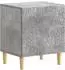 vidaXL Nachttisch 2er-Set betongrau 43x34,5x50cm Holzwerkstoff (895032)
