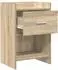 vidaXL Nachttische 2er-Set Sonoma-Eiche 40x30x60cm Holzwerkstoff (8010984)