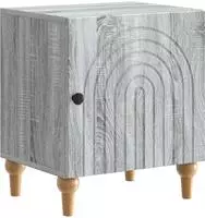 vidaXL Nachttisch Graues Sonoma 43 x 34,5 x 50 cm Holzwerkstoff