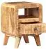 vidaXL Nachttisch raues Mangoholz 30x30x41cm (321616)