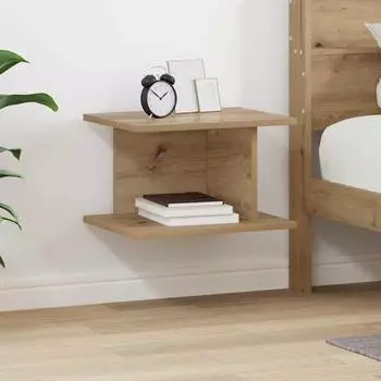 vidaXL Nachttisch Artisan-Eiche 40x30x25cm Holzwerkstoff