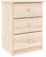 vidaXL Nachttisch ALTA Natur 41x35x55,5 cm Massivholz Kiefer