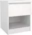 Furniture To Go Naia Nachttisch 1 Schublade 1 Ablage, weiß, 40,4x49,5x40cm