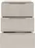 Sconto Nachtkommode mit Glasfront, beige, 45x61x40cm
