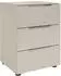 Sconto Nachtkommode mit Glasfront, beige, 45x61x40cm