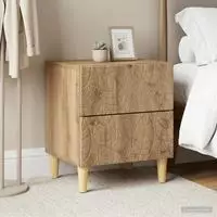 vidaXL Nachttisch 2 stk. Artisan-Eiche 43 x 34,5 x 48 cm Holzwerkstoff