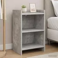 vidaXL Nachttische 2 stk. Betongrau 40 x 30 x 60 cm Holzwerkstoff