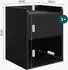 en.casa Nand Nachttisch 2er-Set, 1 Schublade, 55x45x39cm, schwarz (Nand)
