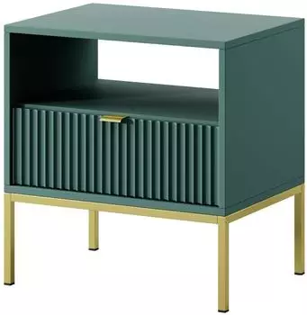 Masseno Stellare Nachttisch hellgrün, 1 Schublade, 54x56x39cm (800001095207)