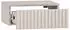 Selsey Caletto Nachttisch wandmontiert, grifflos, 45cm, Kaschmirgrau