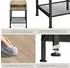 TecTake Nachttisch Harlow, Holz hell, Eiche Sonoma, 40,5x40,5x59cm