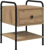 vidaXL Nachttisch Artisan-Eiche 35 x 36,5 x 47 cm Holzwerkstoff