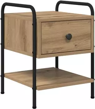 vidaXL Nachttisch Artisan-Eiche 35x36,5x47cm Holzwerkstoff