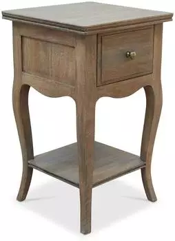 Loberon Nachttisch Bais antikbraun, 35x35x59cm (19559-2-1)