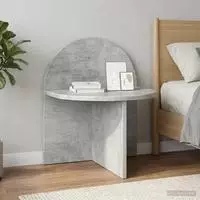 vidaXL Nachttisch Betongrau 40 x 35,5 x 45,5 cm Holzwerkstoff