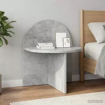 vidaXL Nachttisch betongrau 40x35,5x45,5cm Holzwerkstoff