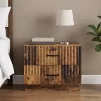 vidaXL Nachttisch Altholz 62 x 34,5 x 44,5 cm Holzwerkstoff
