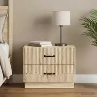 vidaXL Nachttisch Sonoma-Eiche 62 x 34,5 x 44,5 cm Holzwerkstoff