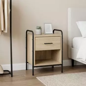 vidaXL Nachttisch Sonoma-Eiche 40x30x50cm Holzwerkstoff (8013496)