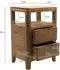 Finebuy Nachttisch Massivholz mit Schublade, modern (FB113240)