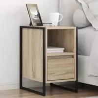 vidaXL Nachttisch Sonoma-Eiche 39,5 x 30 x 50 cm Holzwerkstoff
