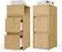 Top E Shop York Nachttisch mit Regal und 2 Schubladen, Artisan, 27x65x32cm (M-MP-SN-YRK-1-ART)